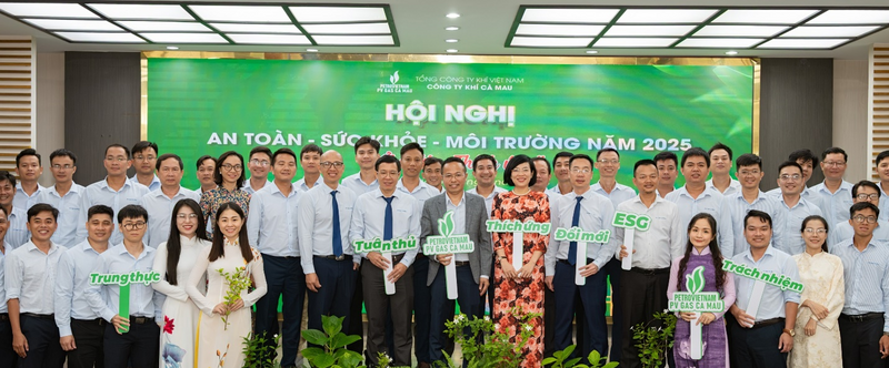 PV GAS CA MAU, đơn vị trẻ luôn đi đầu trong an toàn, đổi mới và sáng tạo (Ảnh: PV GAS)