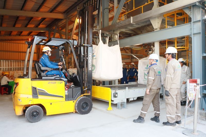 Sản phẩm mới lưu huỳnh hạt sẽ được BSR xuất bán cho khách hàng trong tháng 7 (Ảnh: BSR)