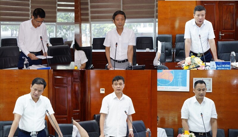 Đại diện Phòng/ban và các đơn vị báo cáo kết quả đạt được trong 6 tháng đầu năm đồng thời đưa ra giải pháp khắc phục nhưng tồn tại, hạn chế