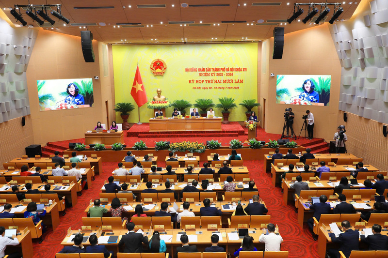 Quang cảnh kỳ họp.