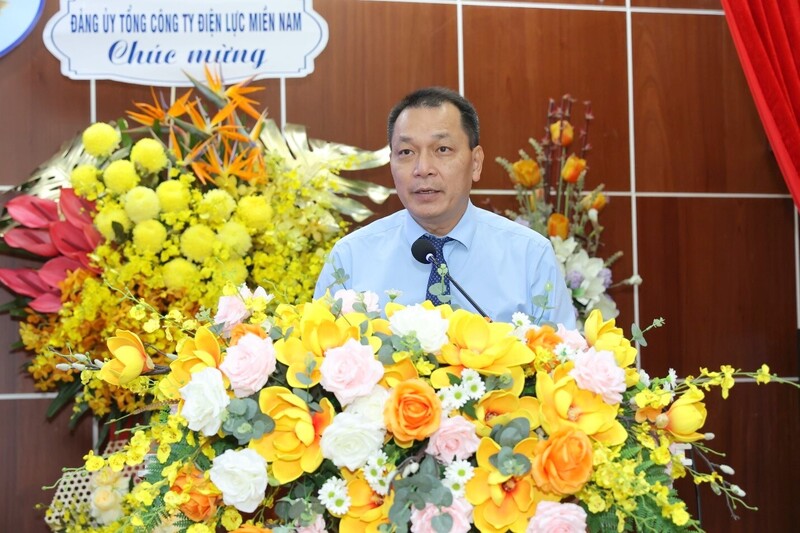 Ông Đặng Hoàng An - Bí thư Đảng ủy, Chủ tịch HĐTV Tập đoàn Điện lực Việt Nam. Ảnh: EVNSPC.