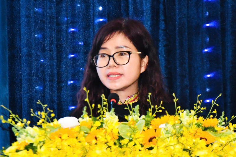 Bà Phạm Thị Trung, Giám đốc Sở Văn hóa, Thể thao và Du lịch tỉnh Quảng Ngãi. Ảnh: Quảng Phú