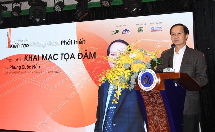 Ông Phùng Quốc Mẫn, Chủ tịch HAWA. Ảnh: Minh Khuê.