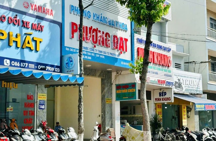Phòng khám đa khoa Phượng Đạt. Ảnh: Thảo Khuy