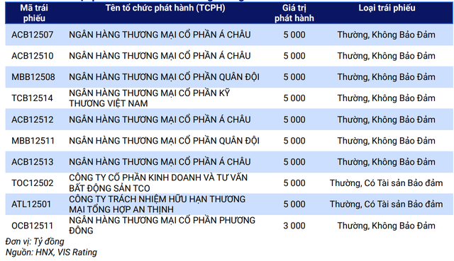 Các đợt phát hành lớn nhất trong tháng 6/2025.