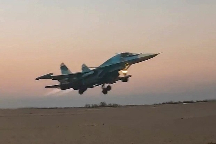 Máy bay tiêm kích-bom Su-34. Ảnh: Rian