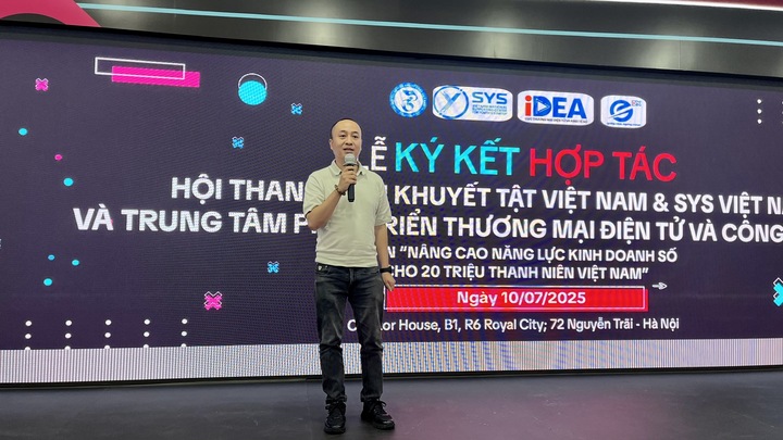 Ông Nguyễn Phan Huy Khôi, Giám đốc Trung tâm SYS Việt Nam. Ảnh: Cục Thương mại điện tử và Kinh tế số