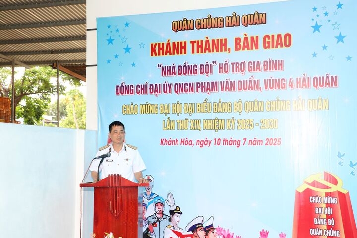 Thiếu tướng Nguyễn An Phong - Chính ủy Quân chủng Hải quân. Ảnh: HQ