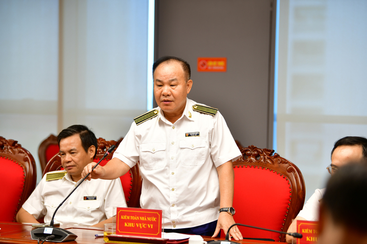 Đại diện các đơn vị phát biểu tại hội nghị. Ảnh: SAV