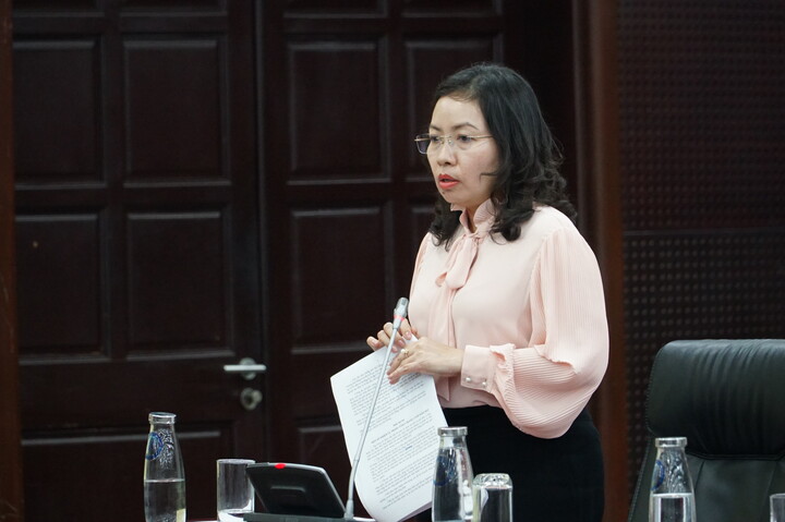 Giám đốc Sở Công Thương thành phố Đà Nẵng Lê Thị Kim Phương. Ảnh: Vũ Lê