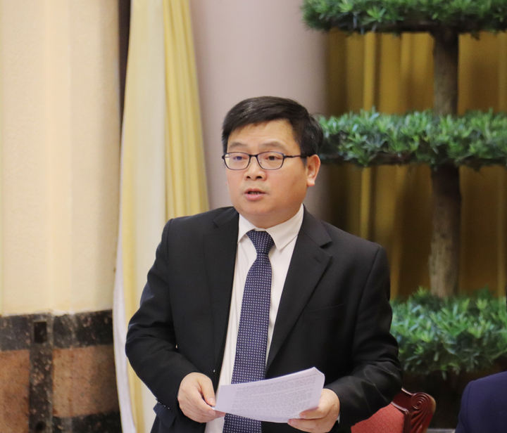 Thứ trưởng Bộ Công Thương Trương Thanh Hoài. Ảnh Thanh Tuấn