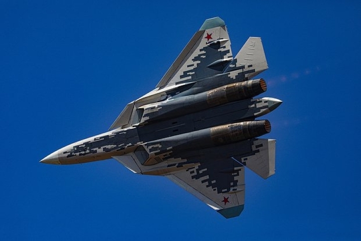 Máy bay chiến đấu Su-57 Fellon. Ảnh: TASS