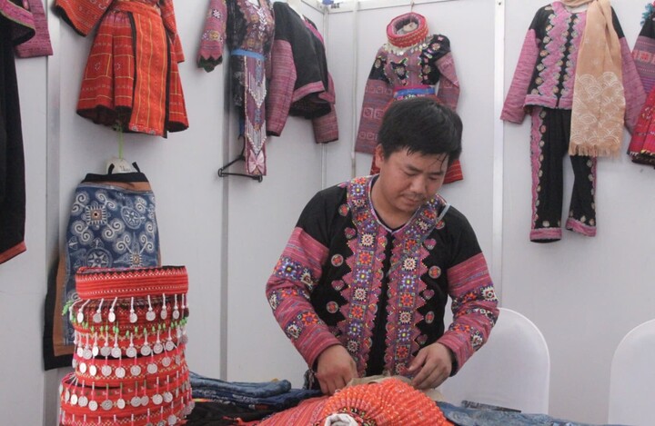 Ông Hoàng A Páo, Đại diện HTX Danhar (Lâm Đồng). Ảnh: Ngọc Hoa