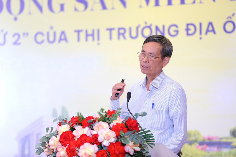 Ông Bùi Văn Doanh, Viện trưởng Viện Nghiên cứu Bất động sản Việt Nam.