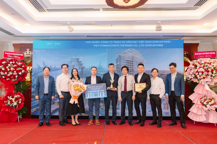 Trao giải cho đơn vị kiến trúc có phương án xuất sắc nhất thuộc về Công ty TNHH Tư vấn P&T Việt Nam (Singapore)