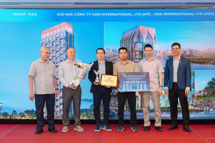 Giải Nhì được trao cho liên danh HOK International, Ltd – IAM Architects