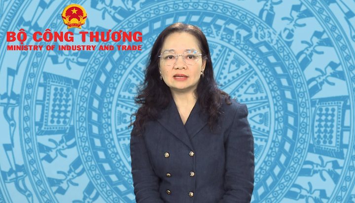 Bà Nguyễn Thị Lâm Giang - Cục trưởng Cục Đổi mới sáng tạo, Chuyển đổi xanh và Khuyến công