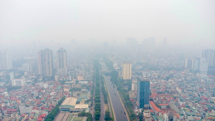 Ô nhiễm không khí ở Hà Nội. Ảnh minh hoạ.