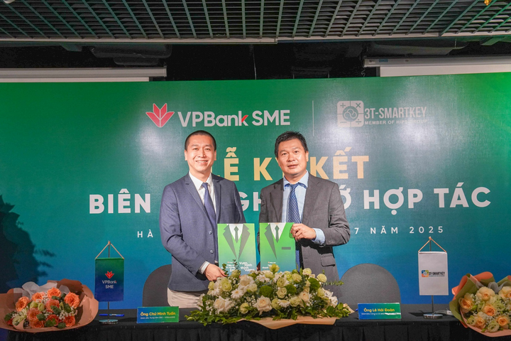 Đại diện VPBank và 3TS tại Lễ ký kết biên bản hợp tác toàn diện