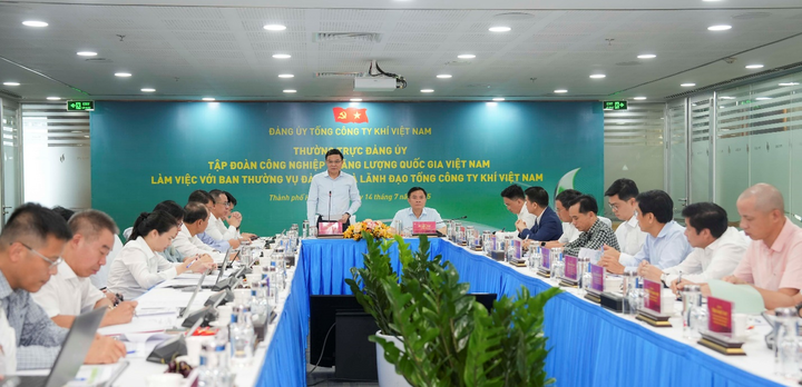 Toàn cảnh buổi làm việc (Ảnh: PV GAS)