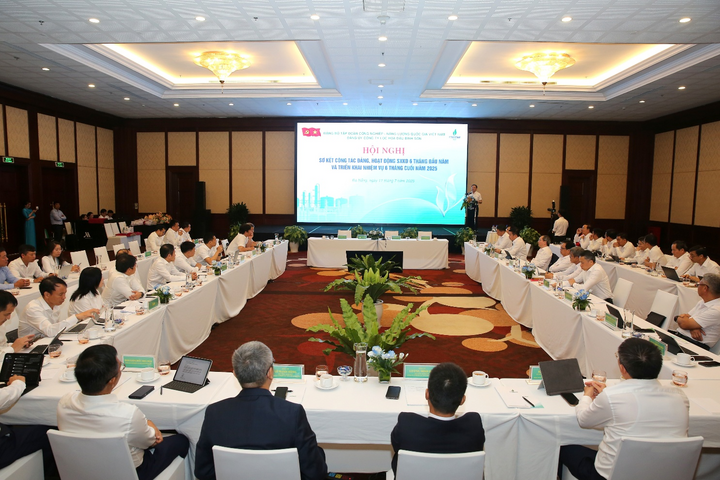 Tại Hội nghị sơ kết hoạt động SXKD 6 tháng đầu năm 2025, Petrovietnam và BSR đã thảo luận các nội dung liên quan đến Nhà máy Nhiên liệu sinh học Dung Quất (Ảnh: BSR)