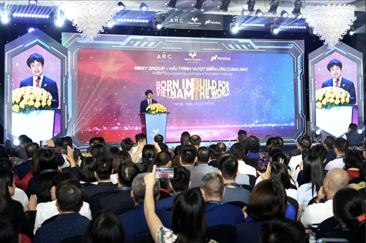 Diễn đàn quy tụ nhiều lãnh đạo quỹ đầu tư lớn, doanh nghiệp công nghệ. Ảnh: Meey Group.