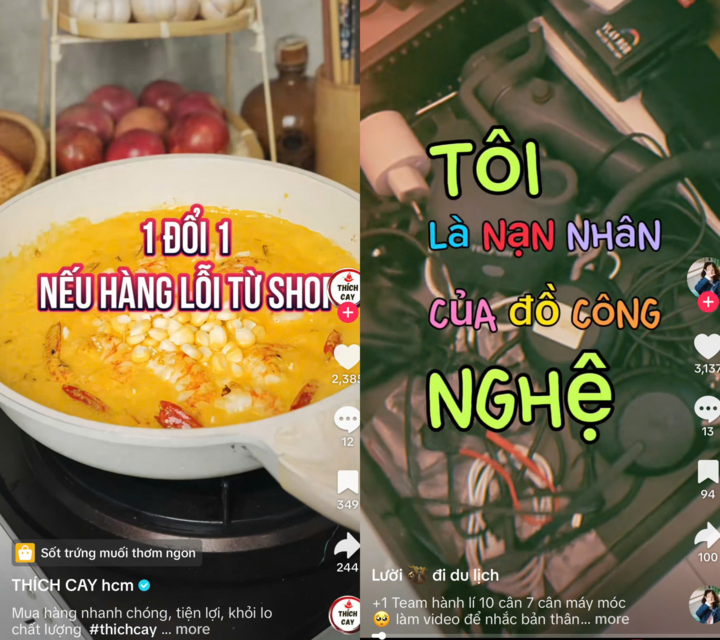 Nhà sáng tạo Ngô Tùng Thao (@thichcay.vn) và Nguyễn Thanh Hà (@thanha_travelfootage) với những video mang tính lan toả đến cộng đồng