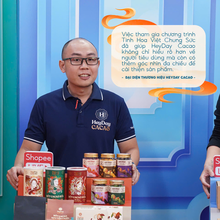 HeyDay Cacao ghi nhận những con số tích cực không chỉ về hiệu quả kinh doanh mà còn giá trị kết nối sau khi tham gia “Tinh Hoa Việt Chung Sức”.