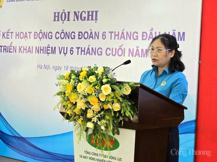 Bà Nguyễn Thị Huệ, Phó Chủ tịch Công đoàn VEAM