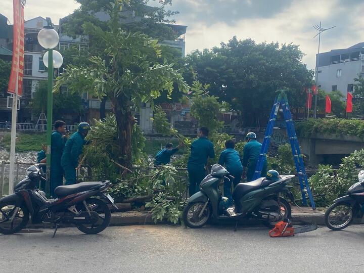 Hà Nội dự báo mưa to, gió mạnh cấp 7-8. Ảnh minh hoạ