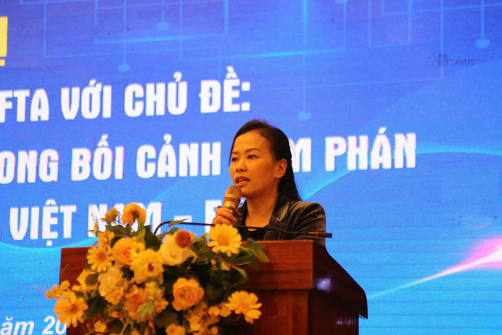 Phó Giám đốc Sở Công Thương TP. Đà Nẵng Đỗ Thị Quỳnh Trâm. Ảnh: Vũ Lê