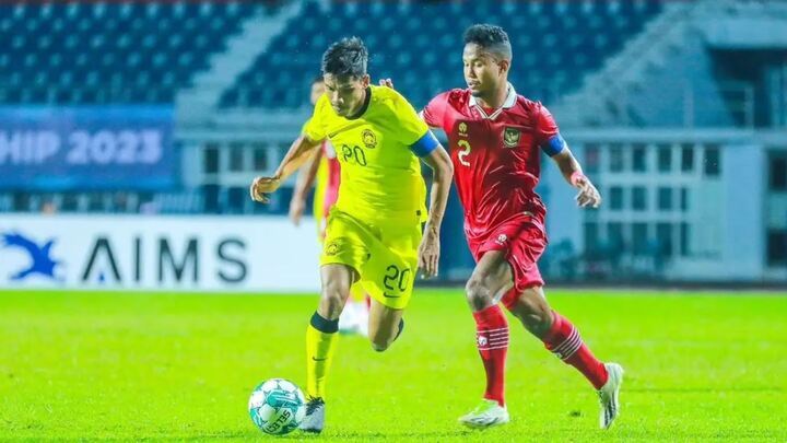 Trận đấu giữa U23 Indonesia và U23 Malaysia tại Giải U23 Đông Nam Á 2025 diễn ra lúc 20h ngày 21/7. Ảnh: AFF