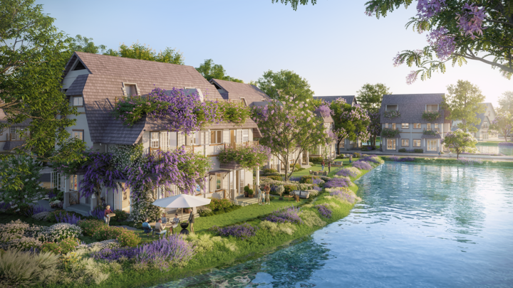 Cụm đảo lấy cảm hứng từ hoa Violet