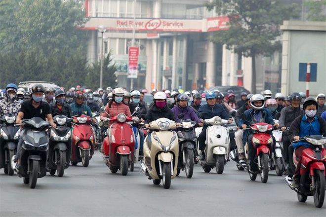 Ngành xe máy trước áp lực điện hóa của các đô thị lớn. Ảnh: TL