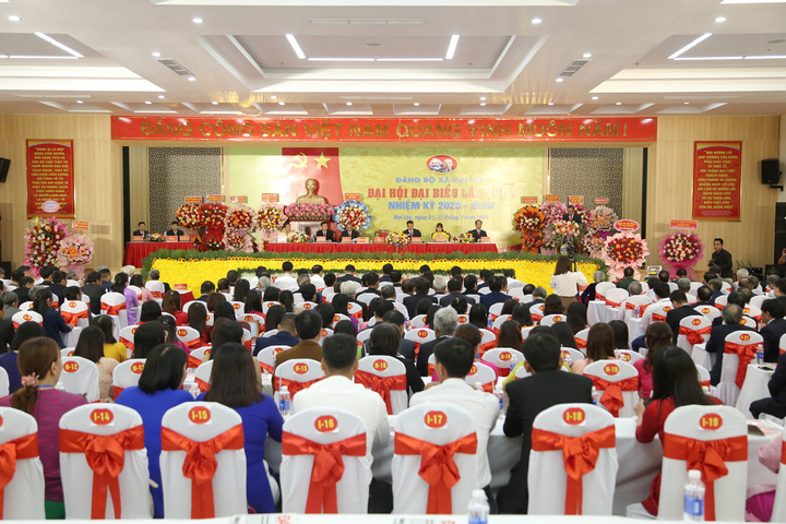 Đảng bộ xã Đại Lộc (thành phố Đà Nẵng) tổ chức Đại hội đại biểu lần thứ nhất, nhiệm kỳ 2025 - 2030. Ảnh: Bình An