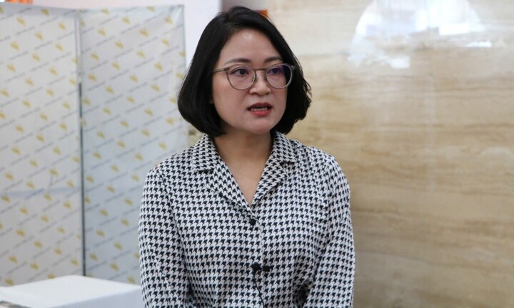 Bà Lê Thị Hà, Trưởng phòng Quản lý hoạt động thương mại điện tử, Cục Thương mại điện tử và Kinh tế số (Bộ Công Thương). Ảnh: Phong Lâm