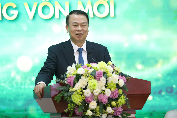Thứ trưởng Bộ Tài chính Nguyễn Đức Chi phát biểu chỉ đạo. Ảnh: Chí Cường