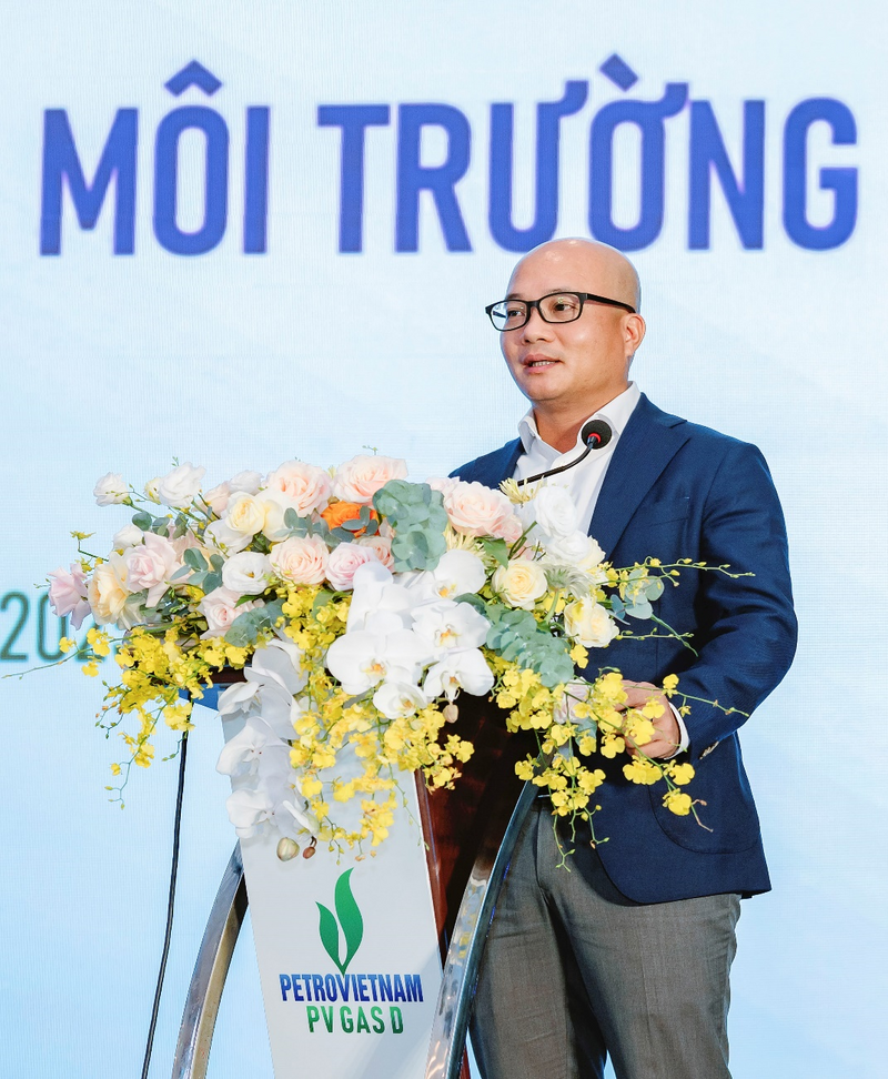 Ông Đỗ Phạm Hồng Minh, Phó Bí thư Đảng ủy, Giám đốc PV GAS D phát biểu chỉ đạo tại Hội nghị (Ảnh: PV GAS)