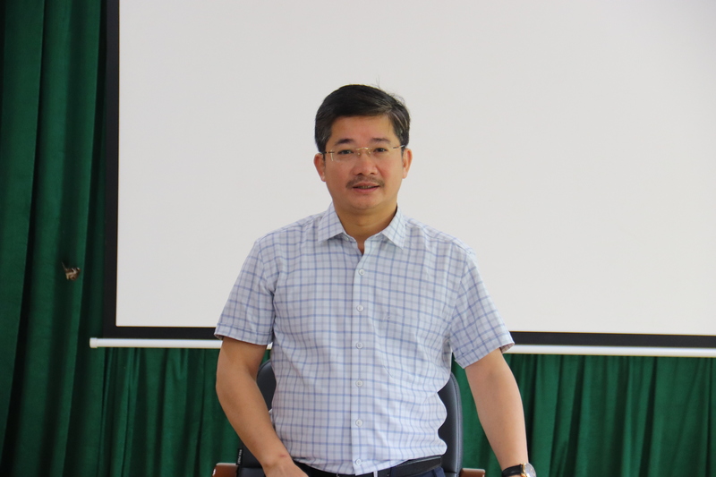 Ông Trịnh Văn Thuận, Phó Cục trưởng Cục Kỹ thuật an toàn và Môi trường công nghiệp phát biểu kết luận buổi làm việc. Ảnh: Thanh Tuấn