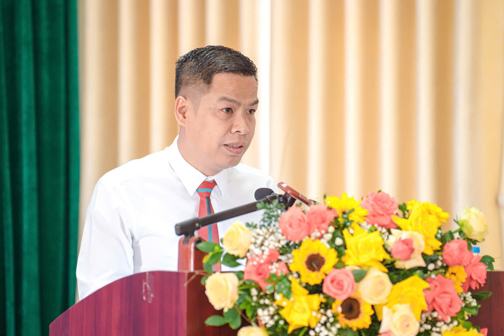 TS Trịnh Quốc Tấn - Hiệu trưởng Trường Cao đẳng Thuỷ sản và Công nghệ thực phẩm (Hải Phòng). Ảnh: Thanh Thảo