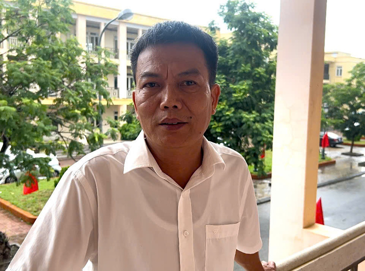 Ông Trần Nhữ Thanh - Giám đốc Trung tâm Tuyển sinh & Giới thiệu việc làm, Trường Cao đẳng Nghề Kỹ thuật - Công nghệ tỉnh Tuyên Quang. Ảnh: Thanh Thảo