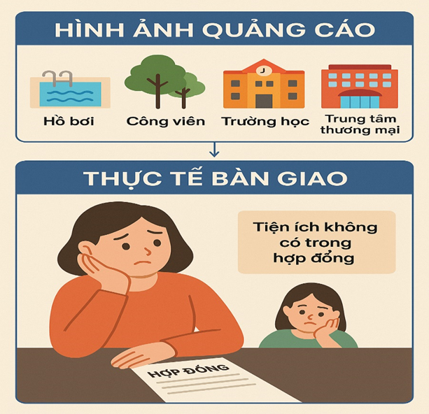 Quảng cáo hào nhoáng, lời hứa “có cánh” đang giăng bẫy người mua nhà. Ảnh minh họa