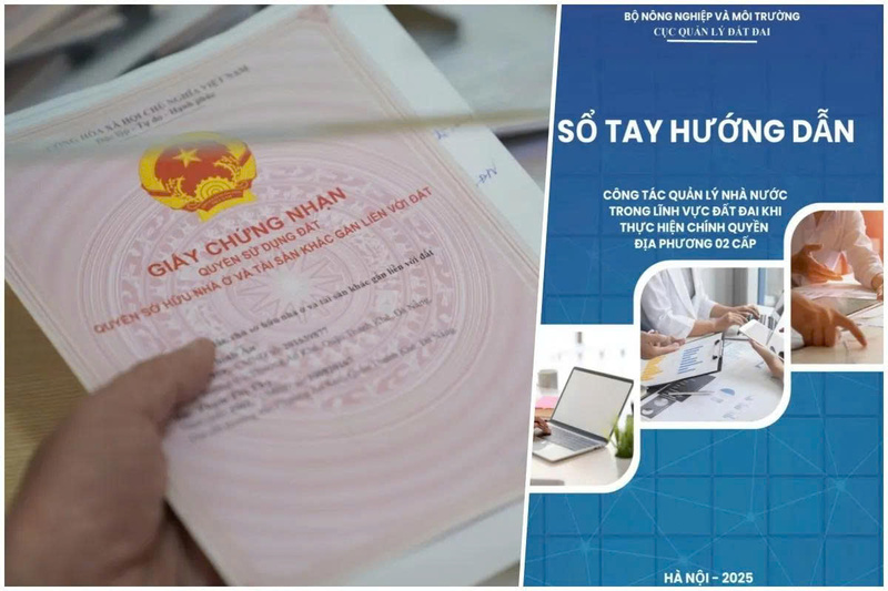 Sổ tay hướng dẫn giúp chính quyền địa phương hai cấp dễ dàng thực hiện quản lý đất đai theo mô hình phân cấp, phân quyền mới.