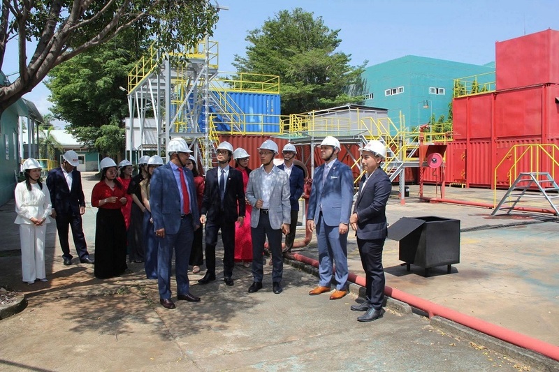 Đoàn công tác của Hiệp hội Kế toán Công chứng Anh Quốc thăm quan cơ sở đào tạo của PVD Training (Ảnh: PVD)