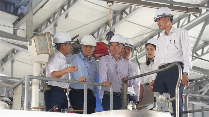 Tổ công tác Tập đoàn chỉ đạo công tác pha chế nhiên liệu B5 tại Tổng Kho Xăng dầu Đức Giang