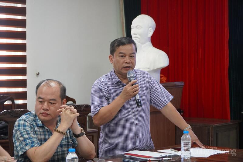 Ông Nguyễn Đình Long, Tổng Giám đốc Trung tâm các Chương trình Kinh tế - Xã hội (Liên minh Hợp tác xã Việt Nam) phát biểu.