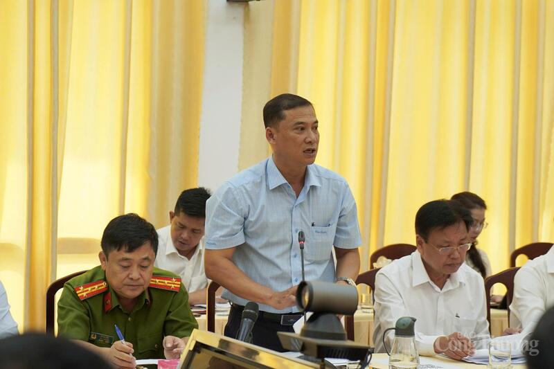 Ông Võ Nhựt Quang, Phó Giám đốc Sở Tài chính TP. Cần Thơ phát biểu tại buổi họp báo.
