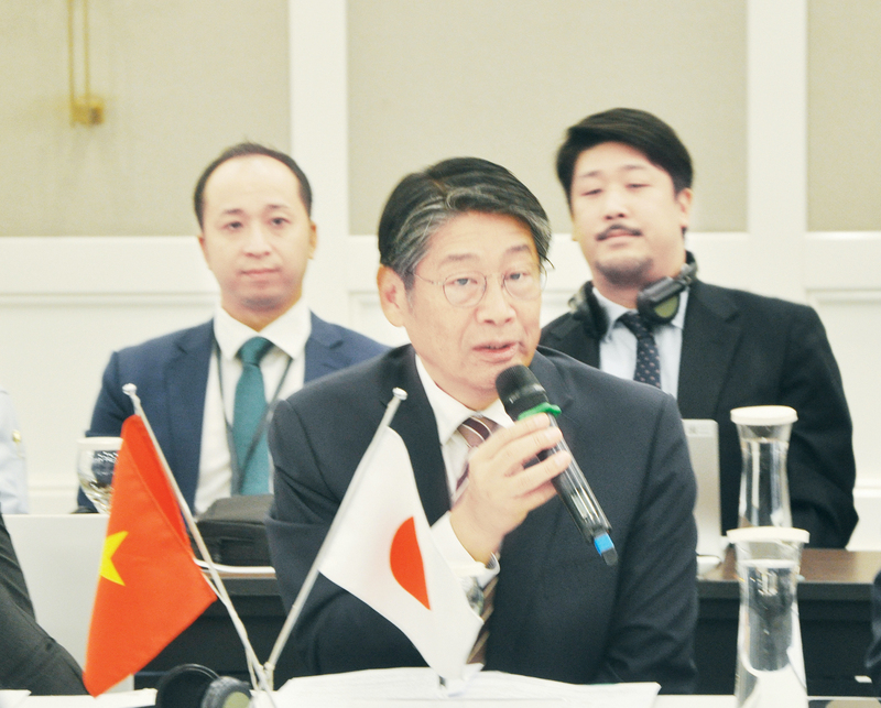 Đại sứ Nhật Bản tại Việt Nam ITO Naoki phát biểu tại phiên họp