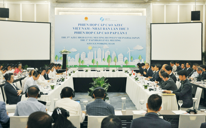 Toàn cảnh Phiên họp cấp cao AZEC Việt Nam - Nhật Bản lần thứ 3, phiên họp cấp cao PAP lần 1