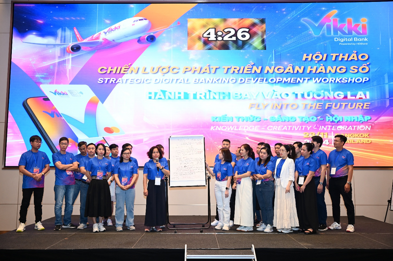 Hoạt động đào tạo nội bộ tại HDBank.